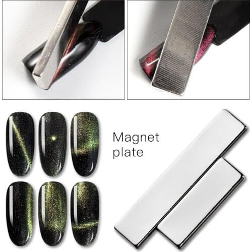 MEET ACROSS Thick Strong Cat Eye Magnet Stick Mixes Shape Magic Effect Magnetic Sticks Nail Art Tool for Cat Eye Nail Gel