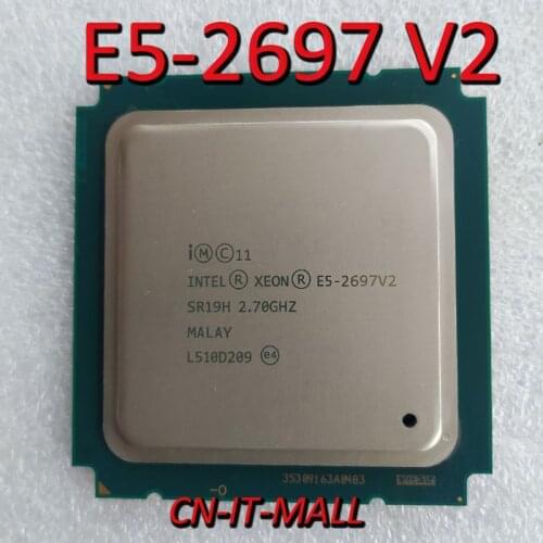 Pulled E5-2697 V2 Server cpu 2.7G 30M 12Core 24 thread LGA2011 Processor