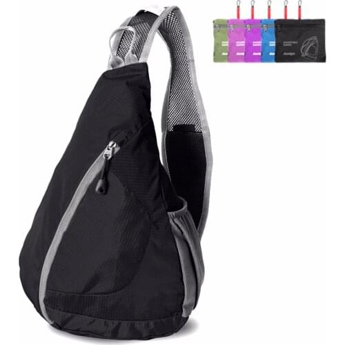 AONIJIE Ultralight Sport Bags Foldable Climbing Bags Outdoor Traveling Hiking Camping Bag Functional Men Shoulder Crossbody Bag