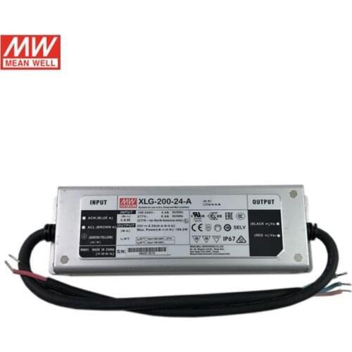 MEAN WELL XLG-200-24-A 200W 24V 8.3A Constant voltage Constant Current LED Driver LED Power Supply Adjustable