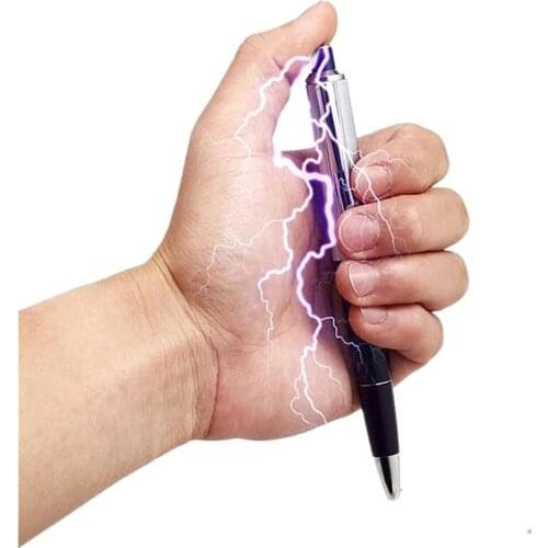 Spoof Funny Electric Shock Pen Toy Prank Trick Gadget Joke Trick Novelty Friends Funny Trick Toy April Fool Best Gift to Toy