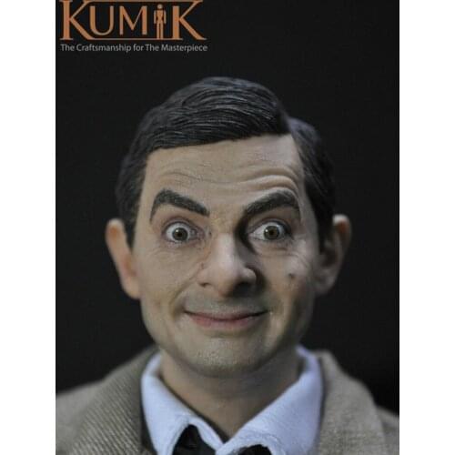 1/6 male man head sculpt figure Mr Bean lifelike headplay fit for 12" action figure collection toys