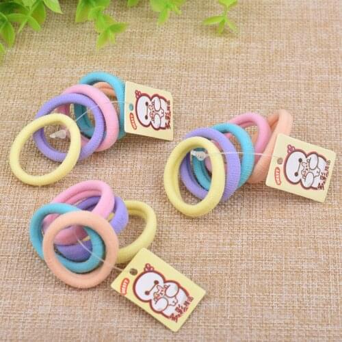 10 Pcs/LOT hair accessories FOR girls and kids RUBBER BANDS BLACK WHITE 2017 The ponytail holder Elastic Hair Bands