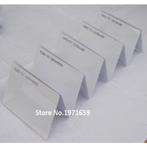 200pcs/lot 125Khz White ISO14443A RFID Tags ID Cards for Door Control Entry Access EM Card