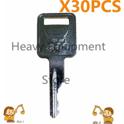 30pcs For Bobcat Melroe Ignition Key Skid Steer Loaders Mini Excavator 6693241 free shipping