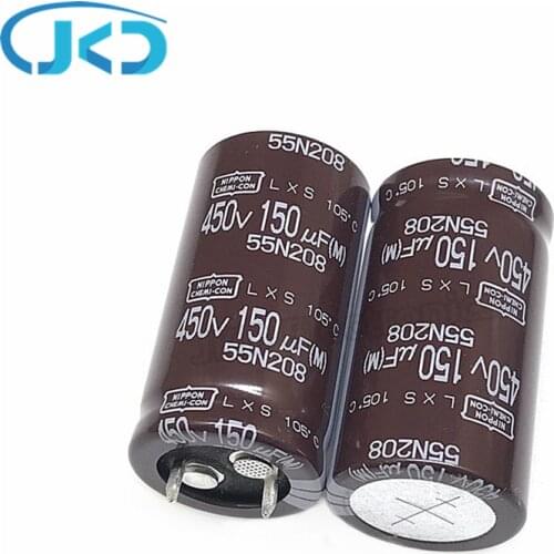 5pcs/Lot 150UF 450V Japan NCC 22*40mm Low ESR Long Life 450V15UF Aluminum Electrolytic Capacitor NIPPON CHEMI-CON