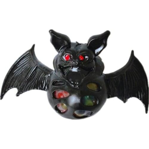 5in Sensory Bead Ball Squishy Grape Ball Practical Joke Toy Interactive Stress Relief DNA Ball Novelty Fidget for Autism