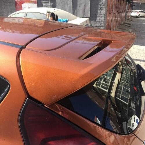 For Ford Fiesta 2009 2010 2011 2012 2013 ABS Plastic Unpainted Primer Color Rear Roof Trunk Boot Wing Spoiler Auto Part