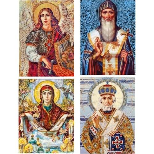 Zooya Diamond Painting 5D Diy Religion Diamond Embroidery Cross Stitch Home Furnishing Decoration Handmake Gift Home Decor Jq568