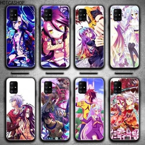 Anime Game NO life Phone Case For Samsung Galaxy A21S A01 A11 A31 A81 A10 A20E A30 A40 A50 A70 A80 A71 A51