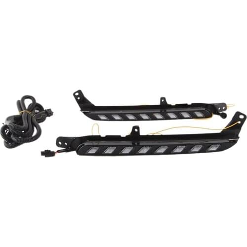 Auto LED Headlight Eye Lamp Fog Lamps Daytime Running Lights Turn Signal Lights for Toyota Hilux Revo 2020-2022