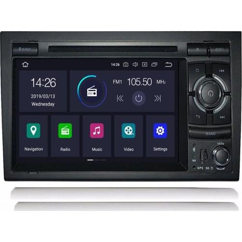 DSP 4G 64G Android 10 IPS Car DVD PLAYER For AUDI A4 GPS IPS stereo multimedia navigation RADIO RECEIVER tape recorder