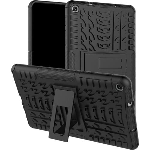 Tablet Case For Samsung Galaxy Tab A 8.0 2019 Stand Cover Tab SM-P200 SM-P205 8.0 Case 2 in 1 rugged Hybrid Silicon Cover