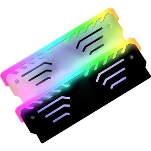 RAM Heatsink RGB 256 Color Radiator DDR DDR3 DDR4 Memory Cooling Heat Spreader Cooler Radiator for Desktop PC Computer