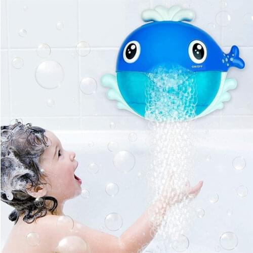 Bubble Crabs Baby Bath Toy Funny Toddler Bath Bubble Maker Pool Bathtub Soap Bubbles Machine Bath Toys Xmas Gift for Children