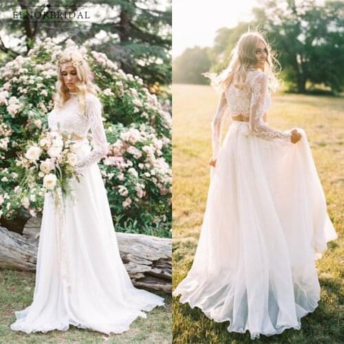 ELNORBRIDAL Long Sleeve Summer Dresses