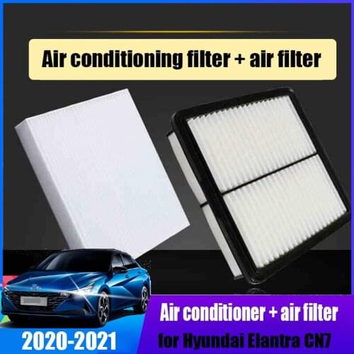 Car air conditioning filter, engine air filter accessories replacement for Hyundai Elantra CN7 2020 2021