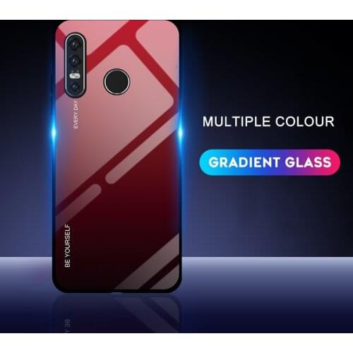 Gradient Tempered Glass Case For Huawei P30 Lite Case Cover For Huawei P30 P40 Lite Pro Case For Huawei P20 Lite Pro Cover Coque