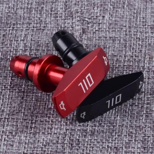 DWCX Billet Oil Dipstick Dip Stick Handle Fit for Ford Mustang GT V8 1999-2002 2003 2004 2005 2006 2007 2008 2009 2010 2011