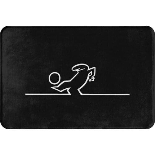 La Linea The Line Osvaldo TV Non-slip Doormat Soccer Living Room Kitchen Mat Outdoor Carpet Indoor Modern Decor