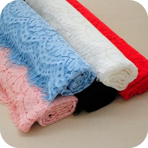 Lace embroidery cloth,DIY dress skirt material accessories,fabrics for patchwork,140cm*150cm