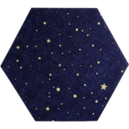 2021 New Photo Wallpaper Hexagon Felt Starry Sky Background Board DIY Puzzle Photo Message Board Decoration Home Decor