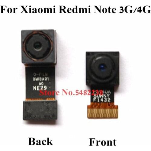 Original Front Back Camera Flex Cable For Xiaomi Redmi Note 3G/4G Rear Main Camera Module Connector Replacement Parts