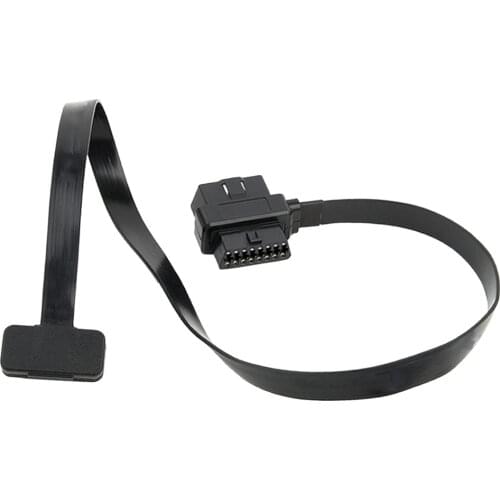 ODB II ODB2 16 Pin Splitter 1x Male to 2x Female Extension Cable Adapter 2FT