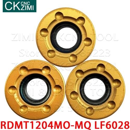 RDMT1204MO-MQ LF6028 RDMT 1204MO MQ LF6028 Carbide inserts circular indexable profile milling inserts tools for stainless steel