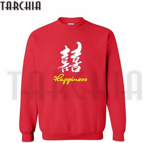 TARCHIA New Brand Free Shipping Fashion Style Casual Parental Men Women Hoodies China Letter Happiness Sweatshirt Homme Boy