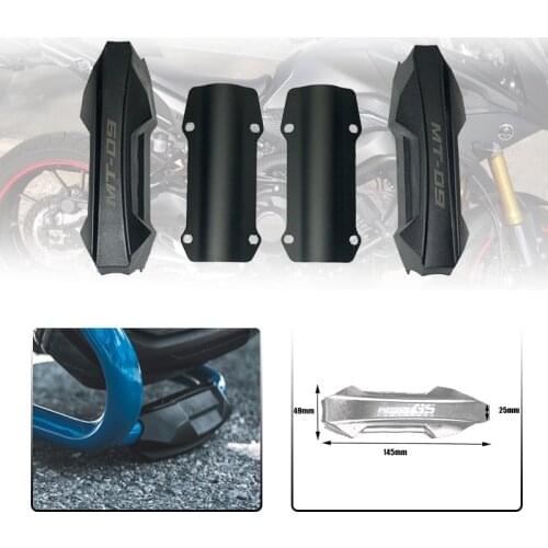 MT09 Tracer Crash Bar Bumper Engine Guard Protector Decorative Block For Yamaha MT09 Tracer 900 GT FJ 09 2015 16 2017 2018 2019