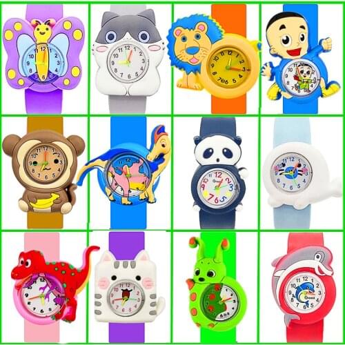 High Quality Low Price Children Watch Monkey King/Rhino/Dolphin Toy Kids Quartz Watches for Boys Girls Birthday Gifts Baby Watch
