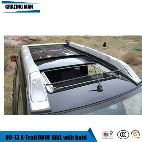 High quality aluminium alloy for baggage luggage rail roof rack for 08~13 X-Trail