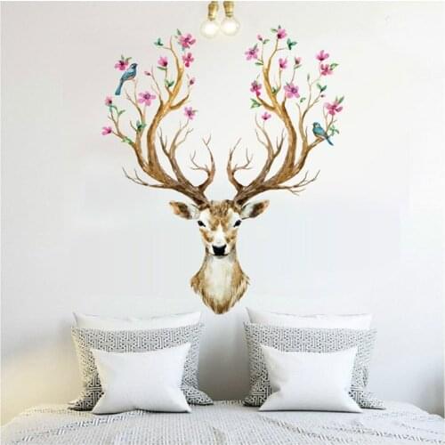 Zcy Flowers Wall Stickers