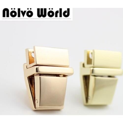 20set 25*20mm 5colors high quality gunmetal pressed lock briefcase lock for genuine leather high quality handmade man bag making