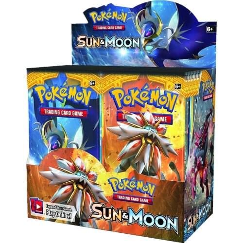 324Pcs/Box Pokemon Cards Team Up Sun&Moon Ancient Origins XY All Latest Versions 36 Pack Booster Box Collectible Toys