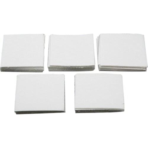 50 Sheets Ceramic Fiber Square Microwave Kiln Glass Fusing Paper Household Tools
