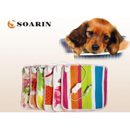 SOARIN Electric Heating Pad 220v Almohadilla Calor Electrica Plush Electric Heated Pads 20w Small Electric Blanket for Dogs Cats