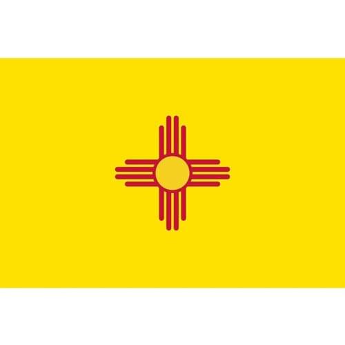 State of New Mexico Outdoor Flag 90*150/60*90cm States Decorative Flags Customized Banner