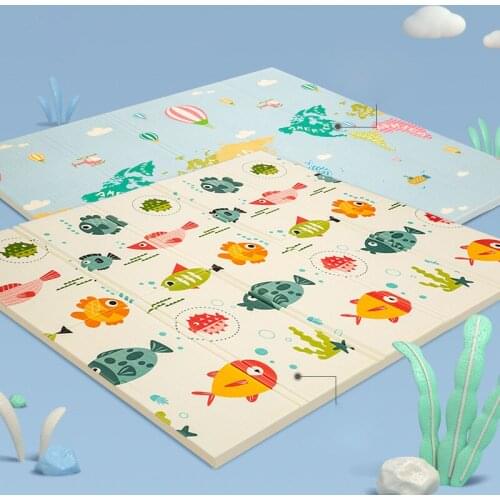 Toys For Kids Developing Mat Foldable Baby Play Mat Waterproof Soft Floor Playmat Infant Thick Crawling Carpet Folding Blanket