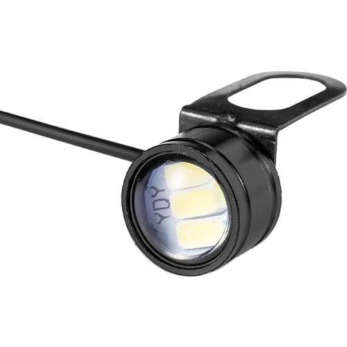 10 Pcs Car LED Eagle Eye Lights Lamp DC 12V 5W 20mm Hawkeye Reverse Backup DRL Fog Light Daytime Running Car Lights Signal Bulb