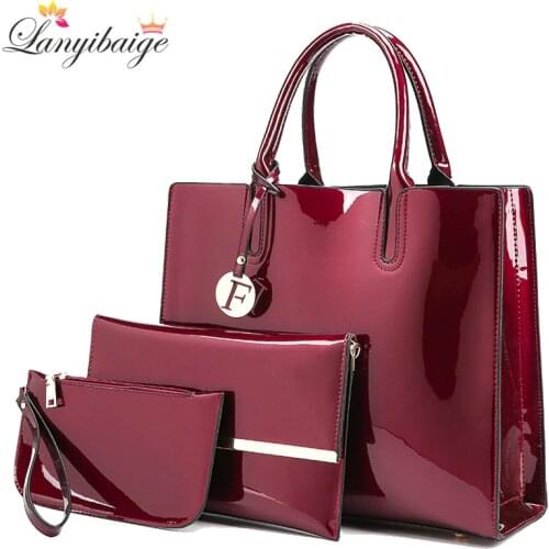 LANYIBAIGE Women's Patent Clutches