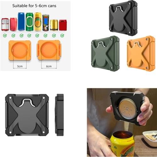 Multifunction Beer Can Opener Portable 5-6cm Beverage Wine Soda Bottle Manual Cutter Easily Rip Smooth Edges Kitchen Bar Tool