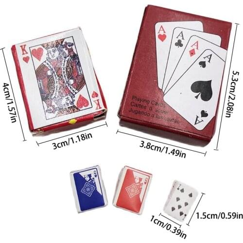 Creativity Mini Playing Cards Travel Convenient Cute Poker Solitaire Spoof Small Gift Friend Party Entertainment Board Game