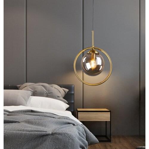 Clear Simple Creative Glass Lights Bar Coffee Shop Simple Chandelier Iron Droplight Experimental Bottle Lampr Frosted Glass