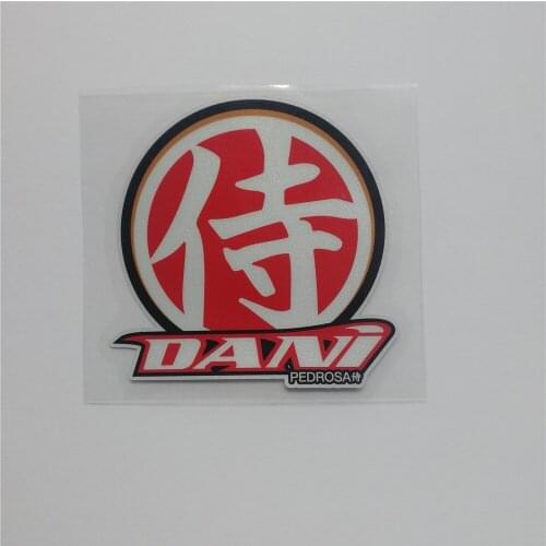 Relective motorsport Dani 26 stickers samurai motorcycle helmet sticker for RX-7X RX-7V motocross racing decals car styling