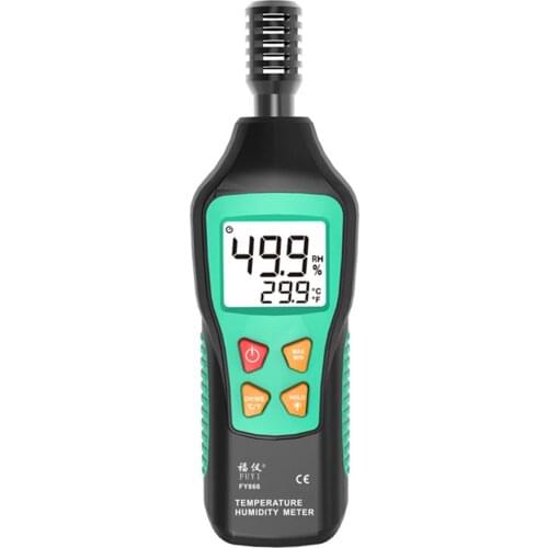 FY866 Handheld Temperature and Humidity Meter Industrial High Precision Digital Display Dew Point Wet Bulb Measurement