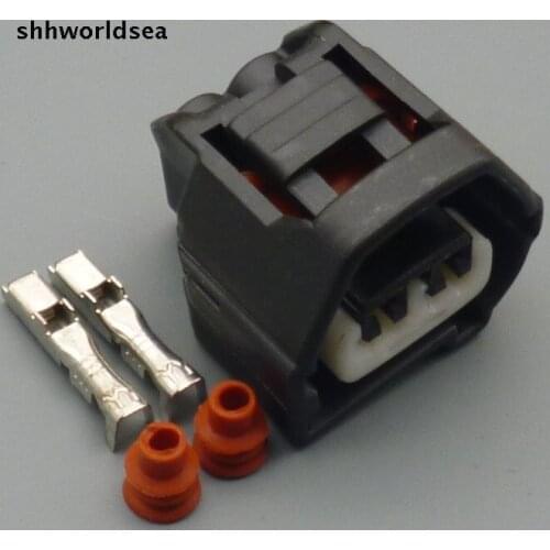 Shhworldsea 2 Pin 2.2MM Car Reiz crank sensor plug Auto waterproof electrical female connector terminal for Lexus for Toyota