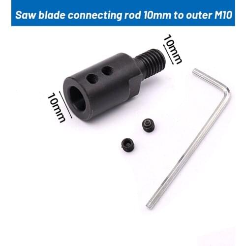 Saw Blade Connecting Shaft Connection Joints 1 Set M10 Saw Blade Adapter 5mm 6mm 8mm 10mm 12mm 14mm Connecting Rod