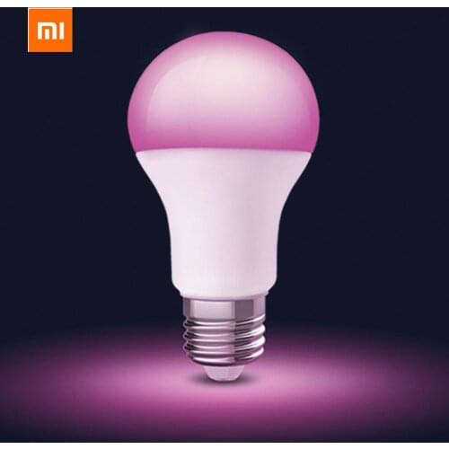 Xiaomi MIjia Philips Smart LED Color Bulb Wifi RGB E27 1600 million Colors Smart Light App Wireless Control Smart Home Lamp